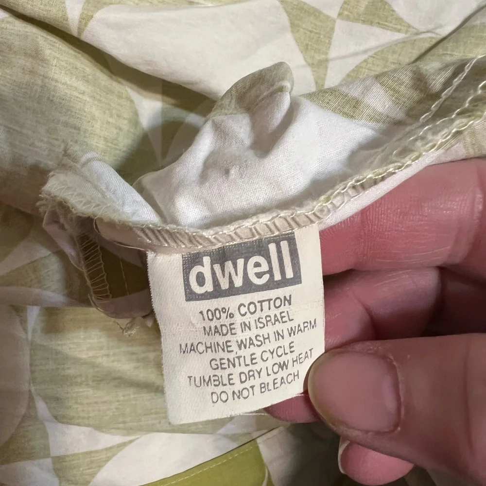 Dwell Cotton Mid Century Modern Duvet Full Size